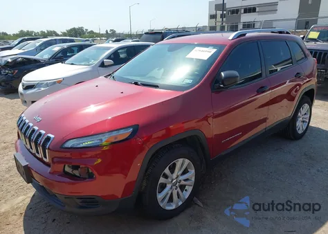 2015 Jeep Cherokee Sport из США, поврежденный, VIN 1C4PJLAB6FW611945